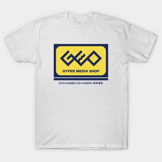 GEO Hyper Media Shop T-Shirt by DCMiller01